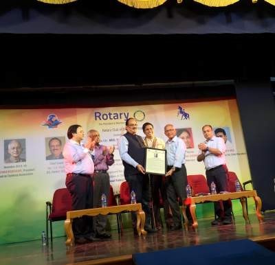 Our President receiving the Prestigious award