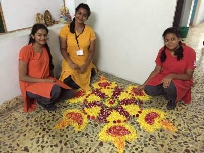 Pookolam by Senior children